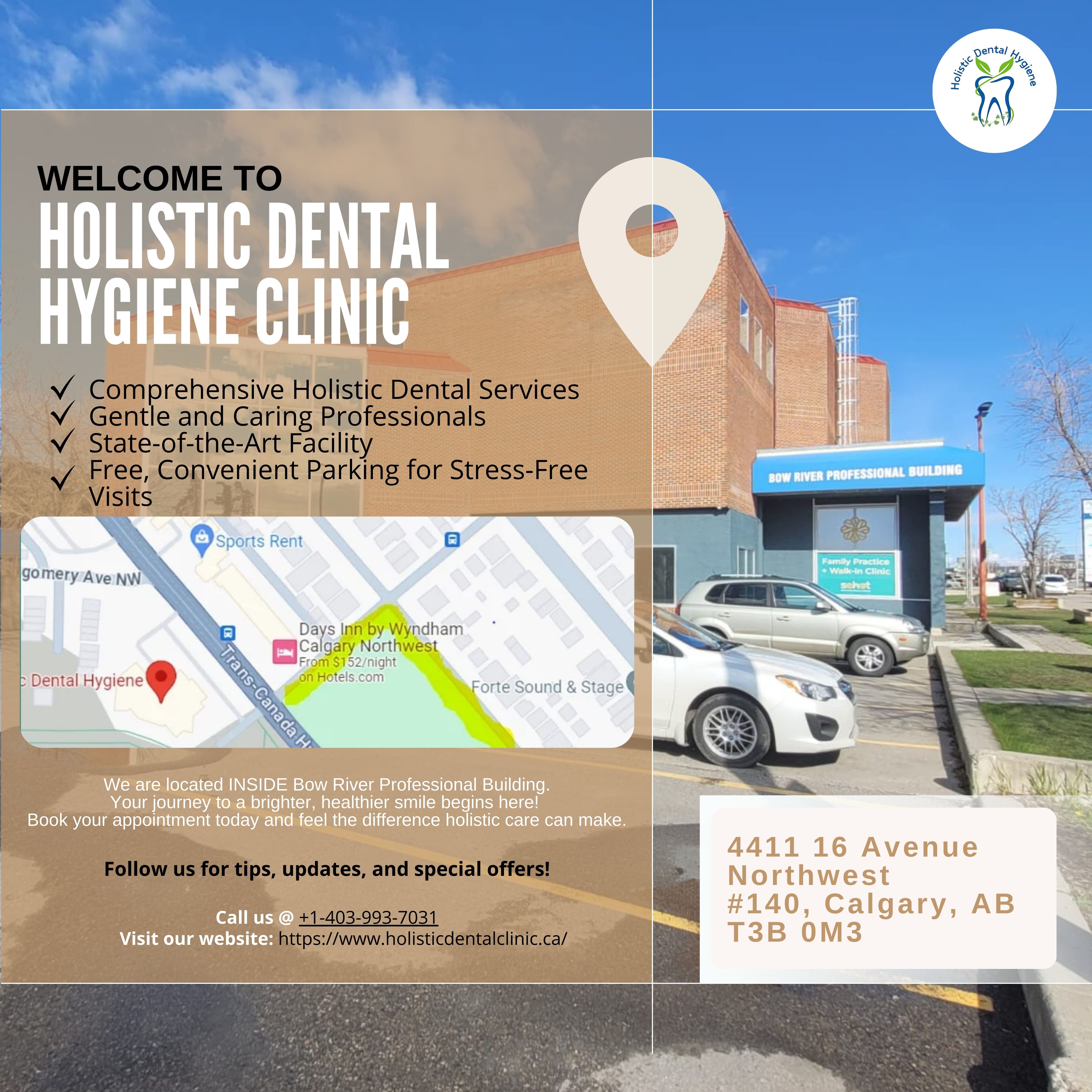Welcome to Holistic Dental Hygiene Clinic location graphic